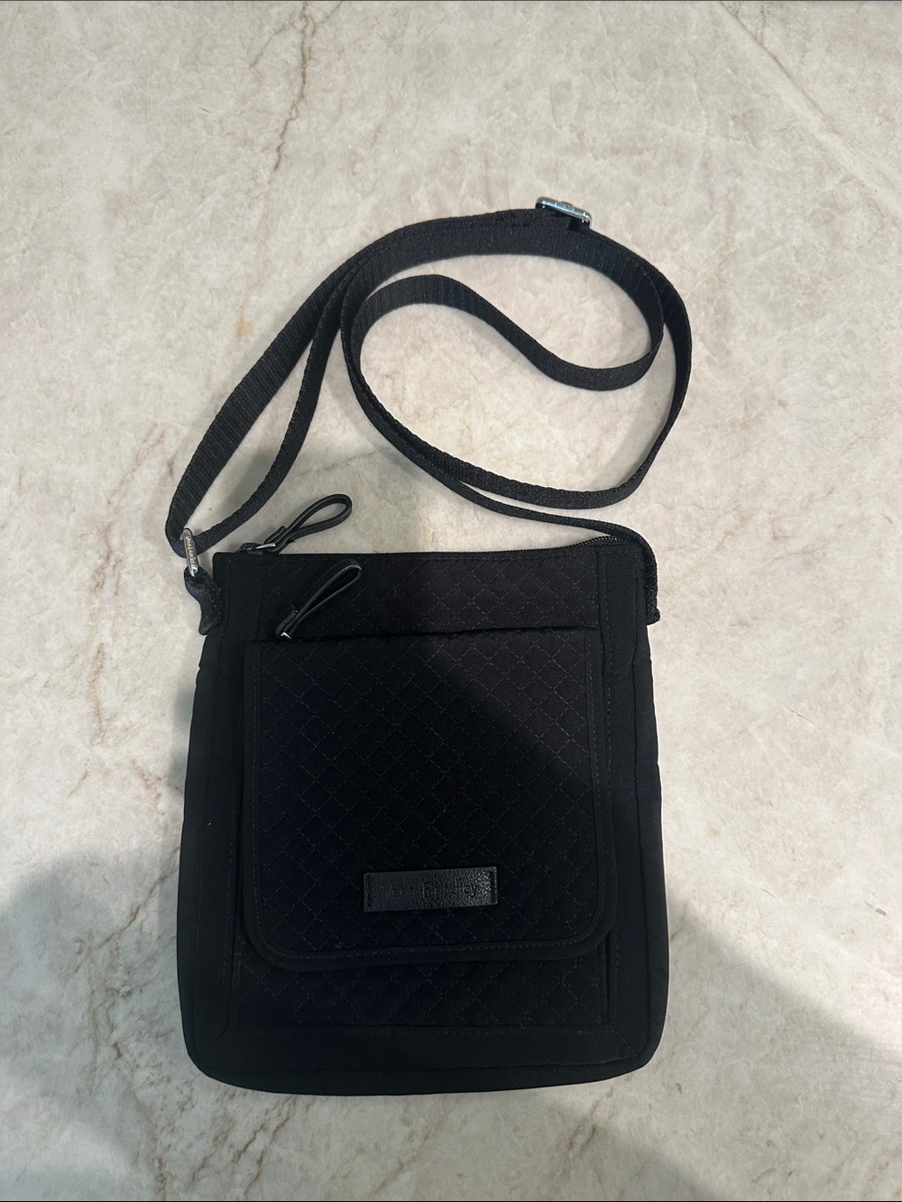 Vera Bradley Black Quilted Crossbody Bag